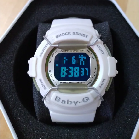 Casio | Accessories | Casio Baby Gshock Bg325 White Silver